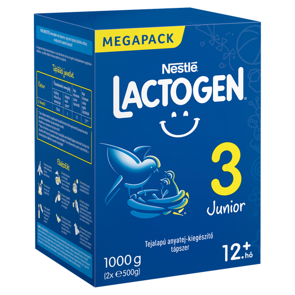 Lactogen Junior 3 tejalapú italpor 12 hónapos kortól 1000g - Kép 2