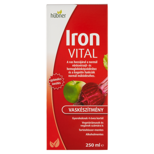 Hübner IronVital vaskészítmény vitaminokkal 250ml - Kép 2