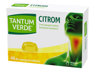 Tantum Verde citrom 3 mg szopogató tabletta 40 db kép