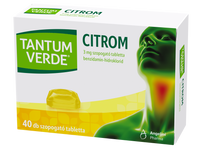 Tantum Verde citrom 3 mg szopogató tabletta 40 db - Kép