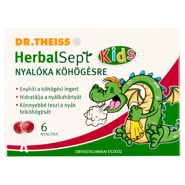 Dr.Theiss HerbalSept nyalóka köhögésre 6 db - Kép 1