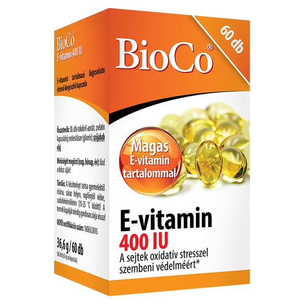 BioCo E-vitamin 400 IU lágyzselatin kapszula 60 db - Kép 5