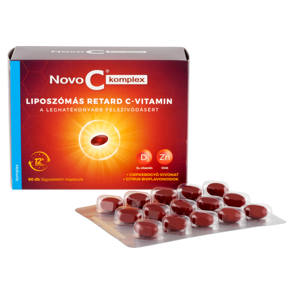 Novo C Plus liposzómás retard C-Vitamin kapszula 60 db - Kép 2