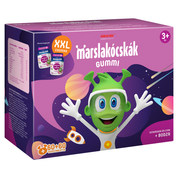 Marslakócskák Gummi bodzás gumitabletta 120 db - Kép 3