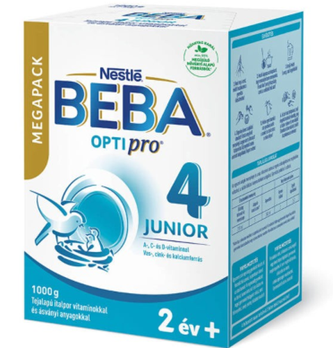 BEBA OPTIpro 4 Junior tejalapú italpor Mega Pack 2 éves kortól 1000g - Kép 1