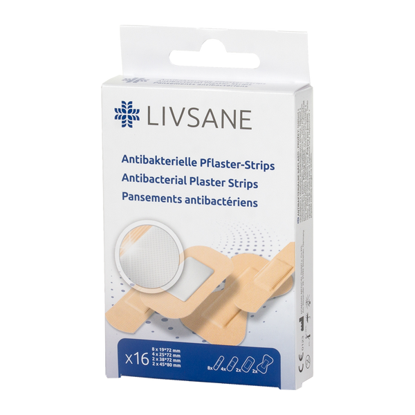 LIVSANE antibakteriális sebtapasz 16 db - Kép