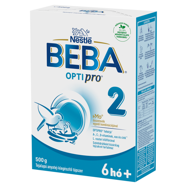 BEBA OPTIpro 2 tejalapú anyatej-kiegészítő tápszer 500g - Kép 5