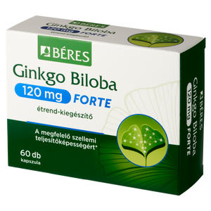 Béres Ginkgo Biloba 120 mg Forte kapszula 60 db kép