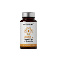 OPTAMINS Vitamin C Liposomal + Acerola étrend-kiegészítő kapszula C-vitaminnal és acerola gyümölcskivonattal 60 db - Kép