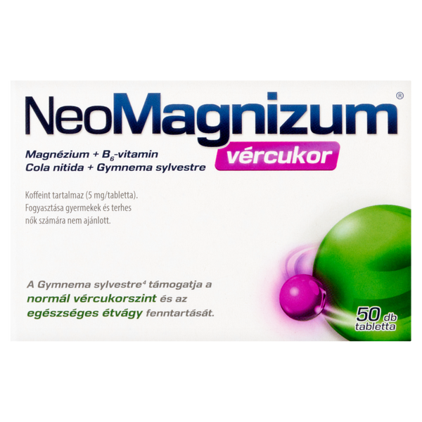 NeoMagnizum vércukor tabletta 50 db - Kép 1