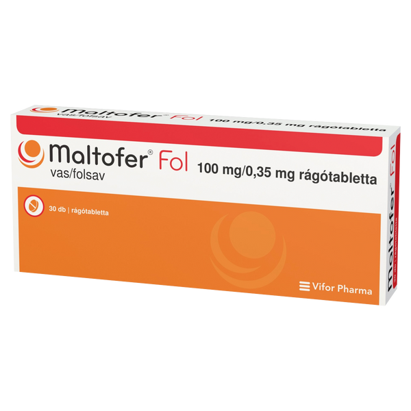 Maltofer Fol 100 mg/0,35 mg rágótabletta 30 db - Kép 2