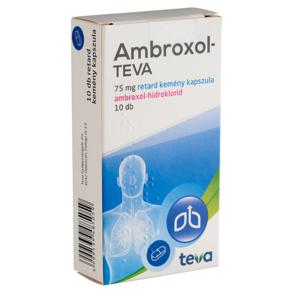 Ambroxol-Teva 75 mg retard kemény kapszula 10x - Kép 2