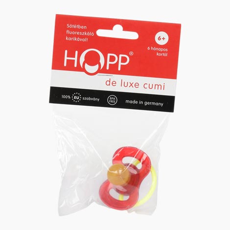 HOPP Deluxe játszócumi cseresznye alakú 6 hónapos kortól 1 db - Kép 2