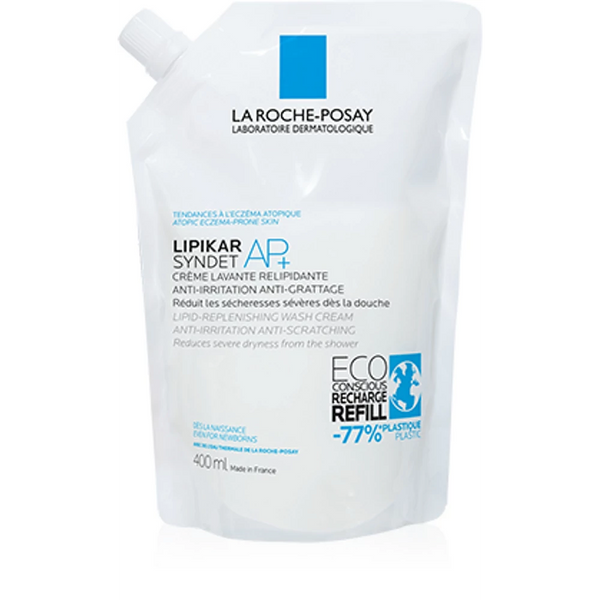 La Roche-Posay Lipikar Syndet AP+ tisztító gél utántöltő  400ml - Kép