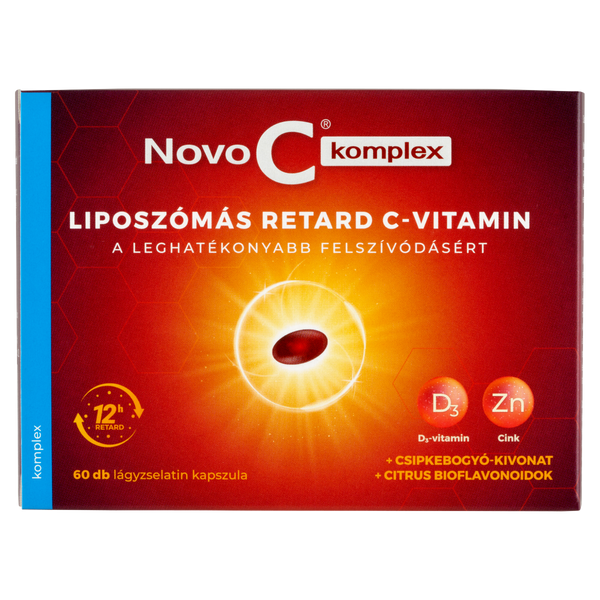 Novo C Plus liposzómás retard C-Vitamin kapszula 60 db - Kép 3