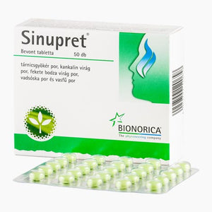 Sinupret bevont tabletta 50 db kép