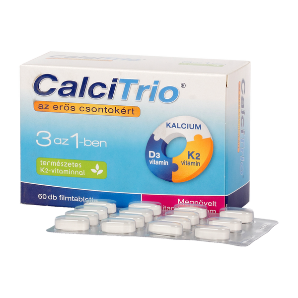 CalciTrio 3 az 1-ben filmtabletta 60 db - Kép