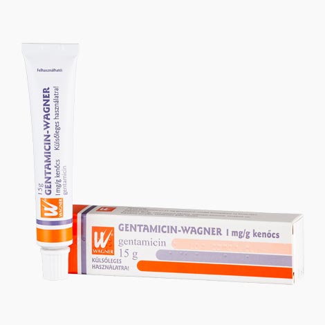 Gentamicin-Wagner 1 mg/g kenőcs 15g - Kép 2