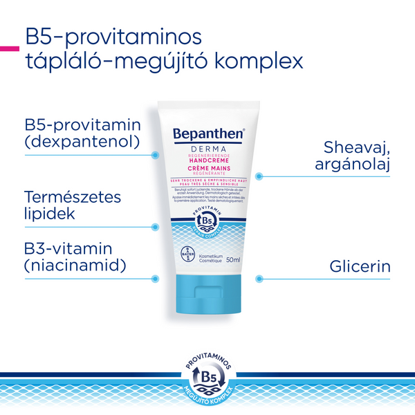 Bepanthen Derma tápláló kézkrém 50ml - Kép 2