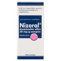 Nizoral 20 mg/g sampon korpásodás ellen 100ml - Kép