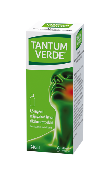 Tantum Verde 1,5mg/ml szájnyálkahártyán alk.oldat 240ml - Kép 2