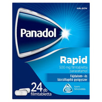 Panadol Rapid 500 mg filmtabletta 24 db - Kép