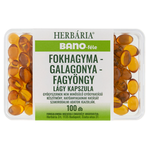 Báno fokhagyma-galagonya-fagyöngy kapszula 100 db kép