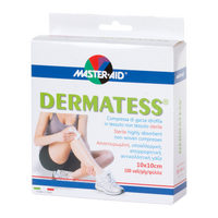 MASTER AID Dermatess mull-lap 10cmx 10cm 4x25 - Kép