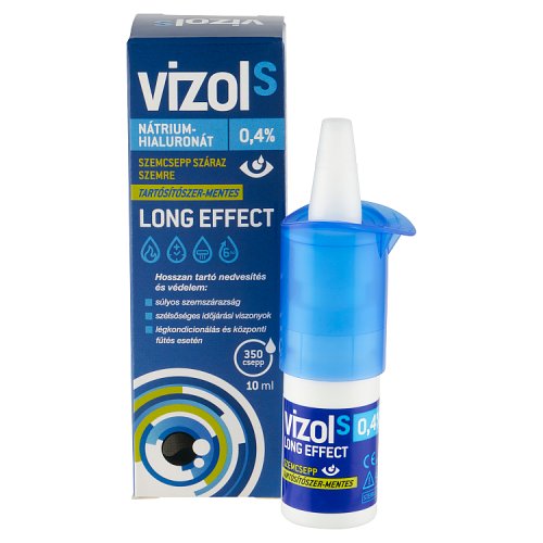 Vizol S 0,4% oldatos szemcsepp száraz szemre 10ml - Kép 2