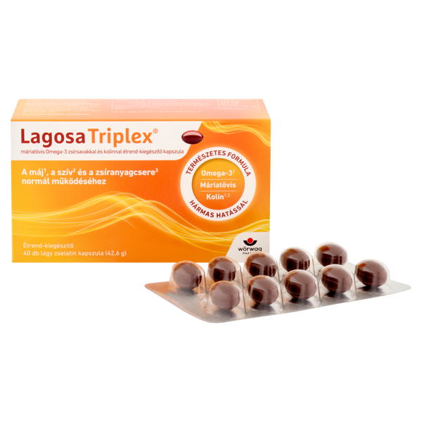 Lagosa Triplex étrendkiegészítő kapszula 40 db - Kép 2