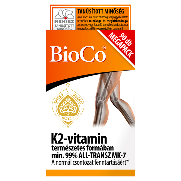 BioCo K2-vitamin tabletta 90 db - Kép 2