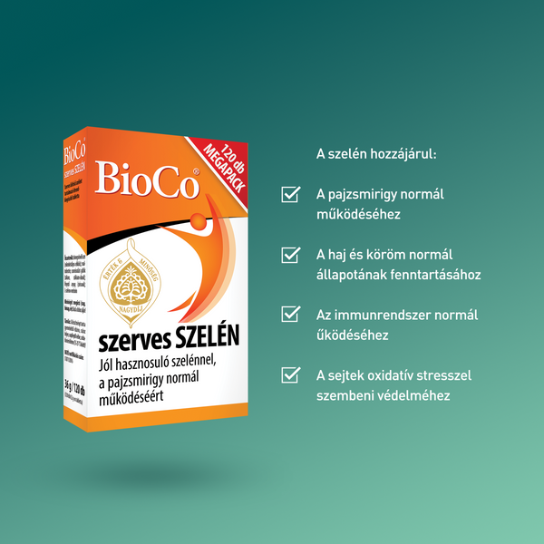 BioCo Szerves Szelén Megapack tabletta 120 db - Kép 6