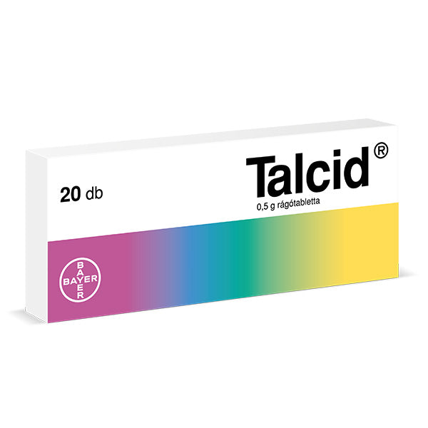 Talcid rágótabletta gyomorsav semlegesítésre 20 db - Kép 5