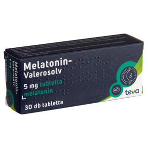 Melatonin-Valerosolv 5 mg tabletta 30 db kép