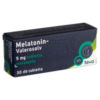 Melatonin-Valerosolv 5 mg tabletta 30 db - Kép