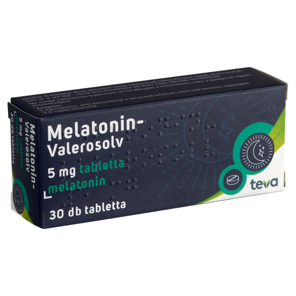 Melatonin-Valerosolv 5 mg tabletta 30 db - Kép 1
