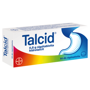 Talcid 0,5 g rágótabletta 50 db kép