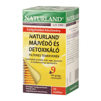 NATURLAND Májvédő tea filteres 25×1,5g - Kép