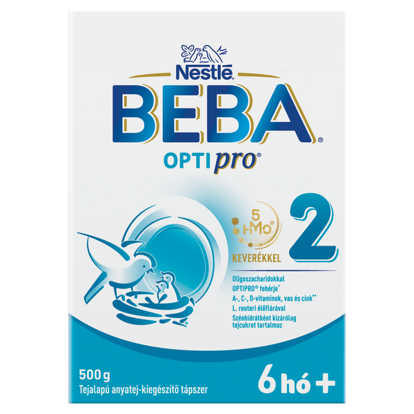 BEBA OPTIpro 2 tejalapú anyatej-kiegészítő tápszer 500g - Kép 3
