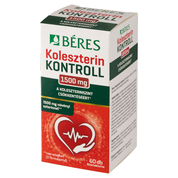 Béres Egészségtár Koleszterin Kontroll filmtabletta 60 db - Kép 3