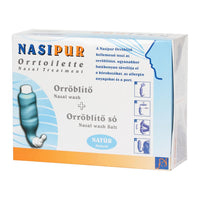 Nasipur orröblítő + orröblítő só - Kép