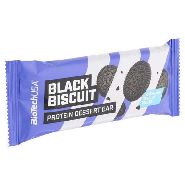 BioTechUsa Protein Dessert Bar Black Biscuit 50g - Kép 3