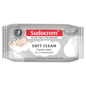 Sudocrem Soft Clean törlőkendő 55 db kép