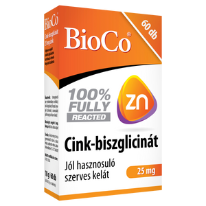 BioCo Cink-biszglicinát 25mg tabletta 60x kép