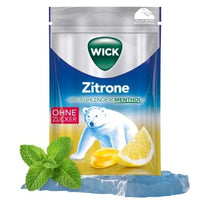Wick torokcukor Citrom Mentol cukormentes 72g - Kép