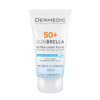 DERMEDIC SUNBRELLA Fényvédő FLUID SPF 50+ zsíros és kombinált bőrre ULTRA-LIGHT 40ml - Kép