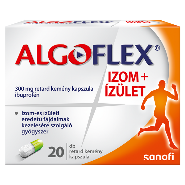 Algoflex Izom+ízület 300 mg retard kemény kapszula 20 db - Kép 1