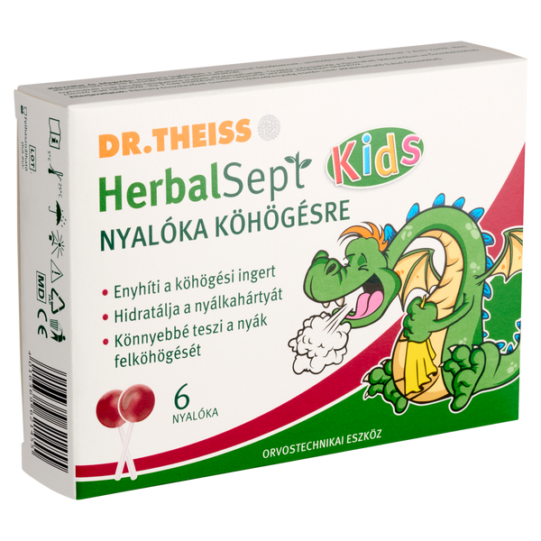 Dr.Theiss HerbalSept nyalóka köhögésre 6 db - Kép 3