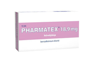 Pharmatex 18,9 mg hüvelykúp 10 db kép