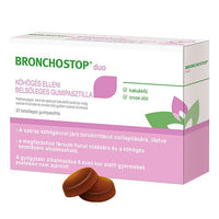 Bronchostop Duo köhögés elleni belsőleges gumipasztilla 20 db - Kép